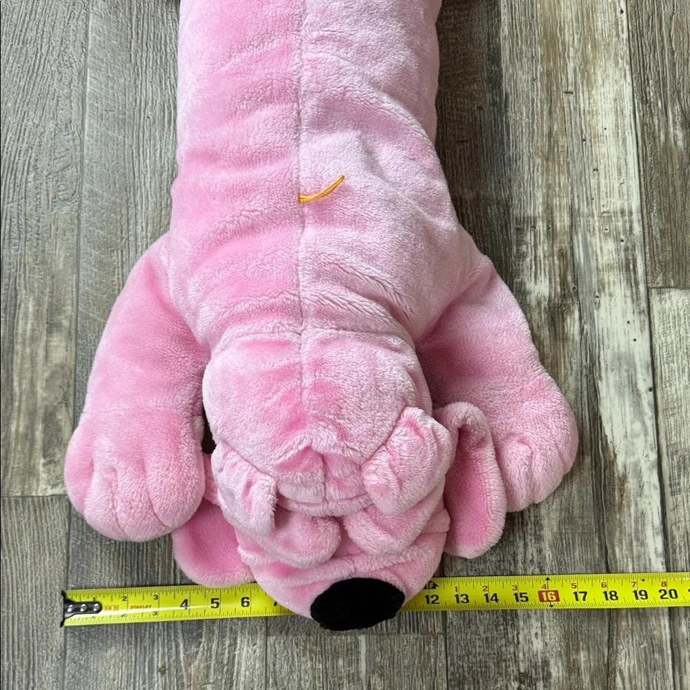 Charming Pink Plush Dog Toy